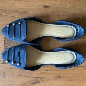 Lauren Conrad Navy Flats